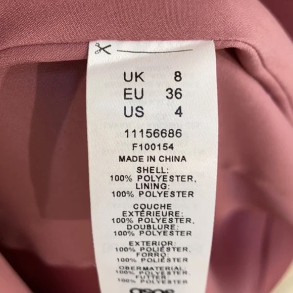 ASOS EDITION satin Bardot drape wrap maxi dress in orchid size 4 - Picture 5 of 11